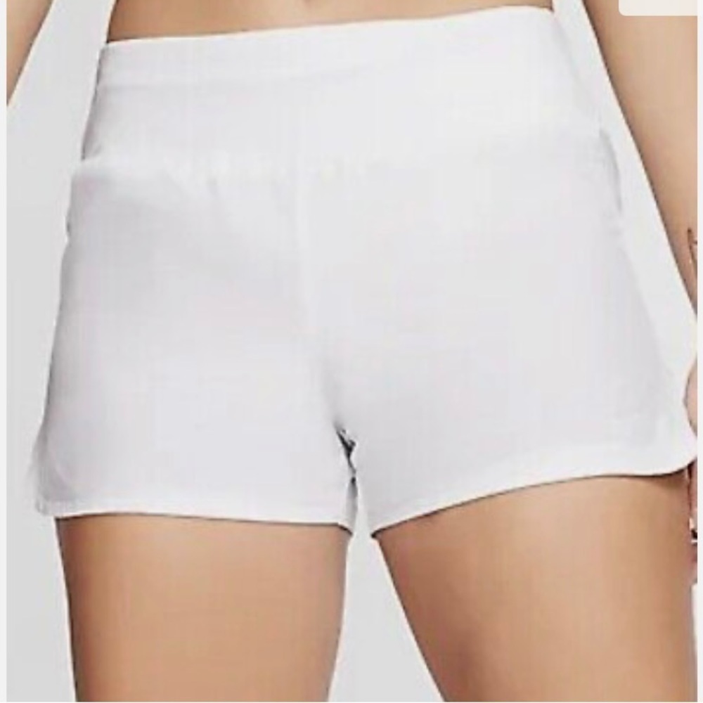Nike White Women’s Dri-FIT 3” Running Athletic Active Shorts NEW